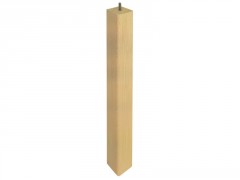PIED DE TABLE HETRE BR 55X55X360