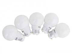 AMPOULE LED SPHERIQUE GUIRLANDE B22 0,5W BLANC TIBELEC X5