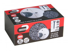 VIS POUR PLAQUE DE PLATRE 25MM BOITE DE 1000 PIECES