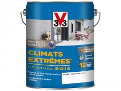 PEINTURE BOIS CLIMATS EXTREMES BLANC SATIN 5L