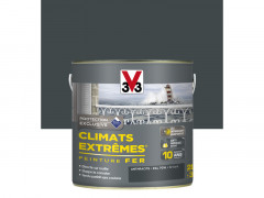 PEINTURE FER GRIS ANTHRACITE BRILLANT CLIMATS EXTREMES 2L