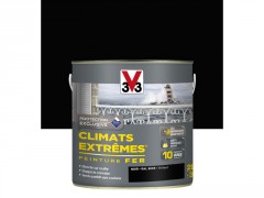 PEINTURE FER NOIR BRILLANT CLIMATS EXTREMES 2L