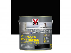 PEINTURE FER NOIR MAT CLIMATS EXTREMES 2L