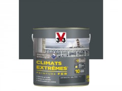 PEINTURE FER GRIS ANTHRACITE MAT CLIMATS EXTREMES 2L