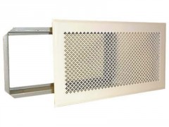 GRILLE DE CHEMINEE 345x195 CROI BLANCHE