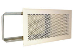 GRILLE DECOMPRESSION AIR CHAUD HOTTE/CHEMINEE PRECADRE 345X195CM BLANC