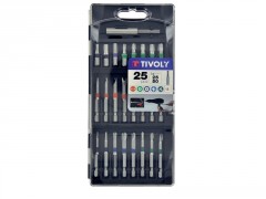 COFFRET D'EMBOUTS DE VISSAGE DE SECURITE 25PCES