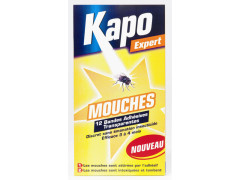 ANTI MOUCHE BANDE ADHESIVE TRANSPARENTE LOT DE 12 KAPO EXPERT