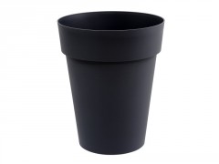 VASE HAUT ROND TOSCANE 50L 44X53CM GRIS ANTHRACITE