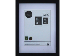 CADRE MILO BOIS 18X24 NOIR