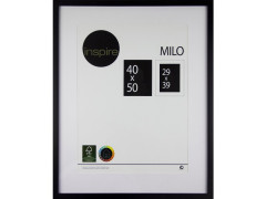 CADRE MILO BOIS 40X50 NOIR