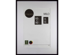 CADRE MILO BOIS 60X80 NOIR