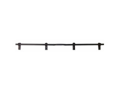BARRE DE SECURITE RENFORCEE D16 LONGUEUR 980MM + SUPPORTS NOIR