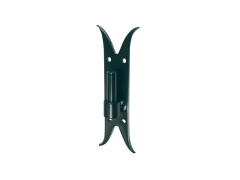 GOND PLATINE QUEUE CARPE DIAMETRE 16 40x4 HAUTEUR 220MM NOIR