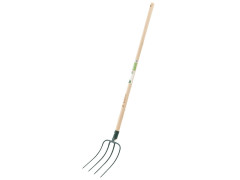 FOURCHE A FUMIER 4 DENT EMMANCHE HETRE 130CM
