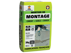 MORTIER DE MONTAGE SANS POUSSIERE 30KG