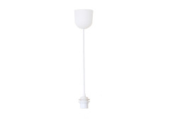 MONTURE JULY E27 60W PLASTIQUE BLANC