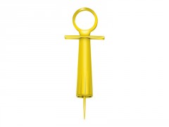 BOUCHON DE CONSERVATION JAUNE POUR CARTOUCHE/TUBE POINTE LARGE
