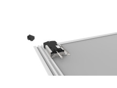 ROULETTE PATIN GUIDAGE POUR PLACARD LAQUE ALUMINIUM KIT