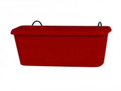 JARDINIERE +PLATEAU CHORUS 30X12X11,4 2.6L ROUGE RUBIS