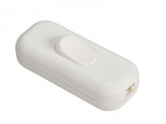 INTERRUPTEUR BLANC AVEC BOUTON