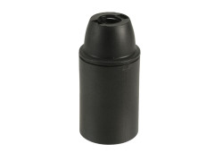 DOUILLE POUR AMPOULE E14 ISO LISSE 10X1 NOIR