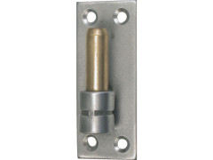 GOND PLATINE COURTE BOUT CARRE D16 40x5 HAUTEUR 100MM INOX