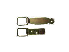 LOQUET JALOUSIE PERSIENNES AVEC SUPPORT ZINGUE BLANC