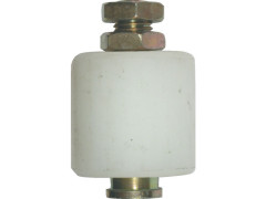 OLIVE NYLON DIAMETRE 30 HAUTEUR 40MM ZINGUE BLANC