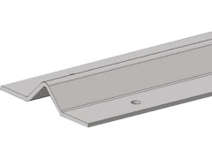 RAIL GORGE EN V A VISSER LONGUEUR 2000MM GALVA