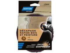 DISQUE DECAP EXPRESS BOIS/VERNIS 125MM