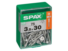 VIS TETE FRAISEE TORX 3,5X30 BOITE DE 75 PIECES