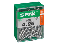 VIS TETE FRAISEE TORX 4X25MM BOITE DE 100 PIECES