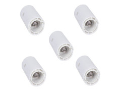 DOUILLE LUMINAIRE B22 SERT CABLE AVEC COIFFE ENCLIQUETABLE X5