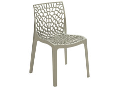 CHAISE GRUVYER GRIS PERLE