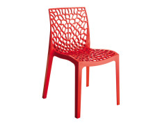 CHAISE GRUVYER ROUGE