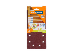 ABRASIF VIBRANTE 115X230MM GRAIN 40 LOT DE 5 DEXTER