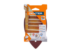 ABRASIF TRIANGLE MULTIFONCTION 98X140MM GRAIN 120 LOT DE 5 DEXTER