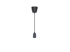MONTURE COLOMA E27 60W SILICONE NOIR INSPIRE