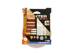ABRASIF DISQUE DIAMETRE 125MM GRAIN 180 LOT DE 3 DEXTER PRO