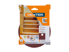 ABRASIF DISQUE DIAMETRE 150MM GRAIN 120 LOT DE 5 DEXTER