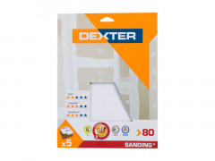 ABRASIF PLATRE 230X280 GRAIN 80 DEXTER 5 PCS