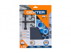 ABRASIF CARROSSERIE 230X280 GRAIN ASSORTIS DEXTER 10 PCS