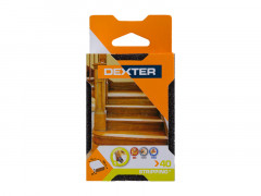 BLOC ABRASIF BOIS 100X70 GRAIN 40 DEXTER 1 PC