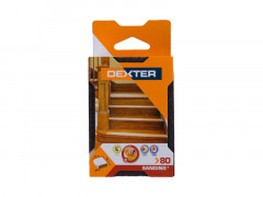 BLOC ABRASIF BOIS 100X70 GRAIN 80 DEXTER 1 PC