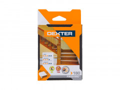BLOC ABRASIF BOIS DOUBLE FACE 100X70 GRAIN 180 DEXTER 1 PC