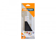 ABRASIF PLATRE 93X230 GRAIN 120 DEXTER 2 PCS