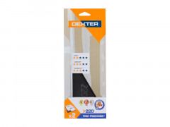 ABRASIF PLATRE 115X280 GRAIN 220 DEXTER 2 PCS