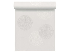 PAPIER PEINT EXPANSE INTISSE SPOT BULLES BLANC