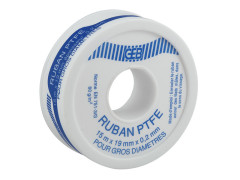 RUBAN TEFLON 19MMX12MX0,2MM